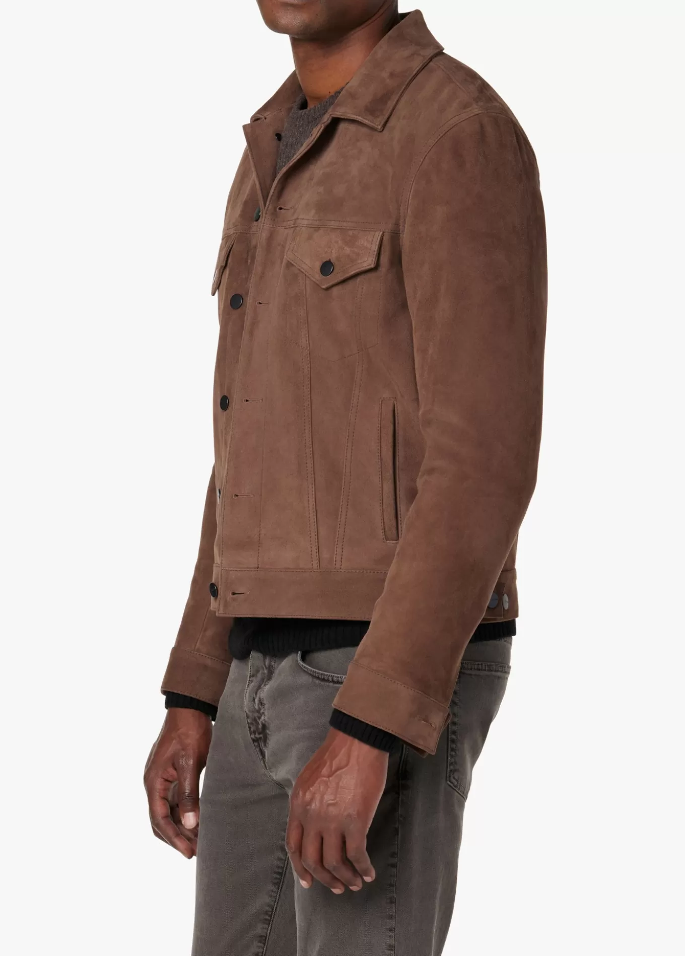 Joe’s Jeans CASH SUEDE TRUCKER JACKET