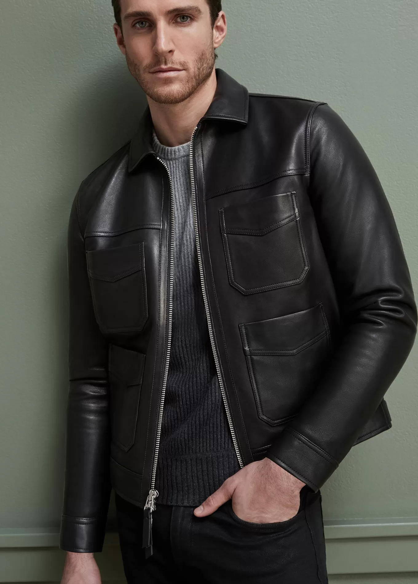 Joe’s Jeans ELLIS LEATHER JACKET