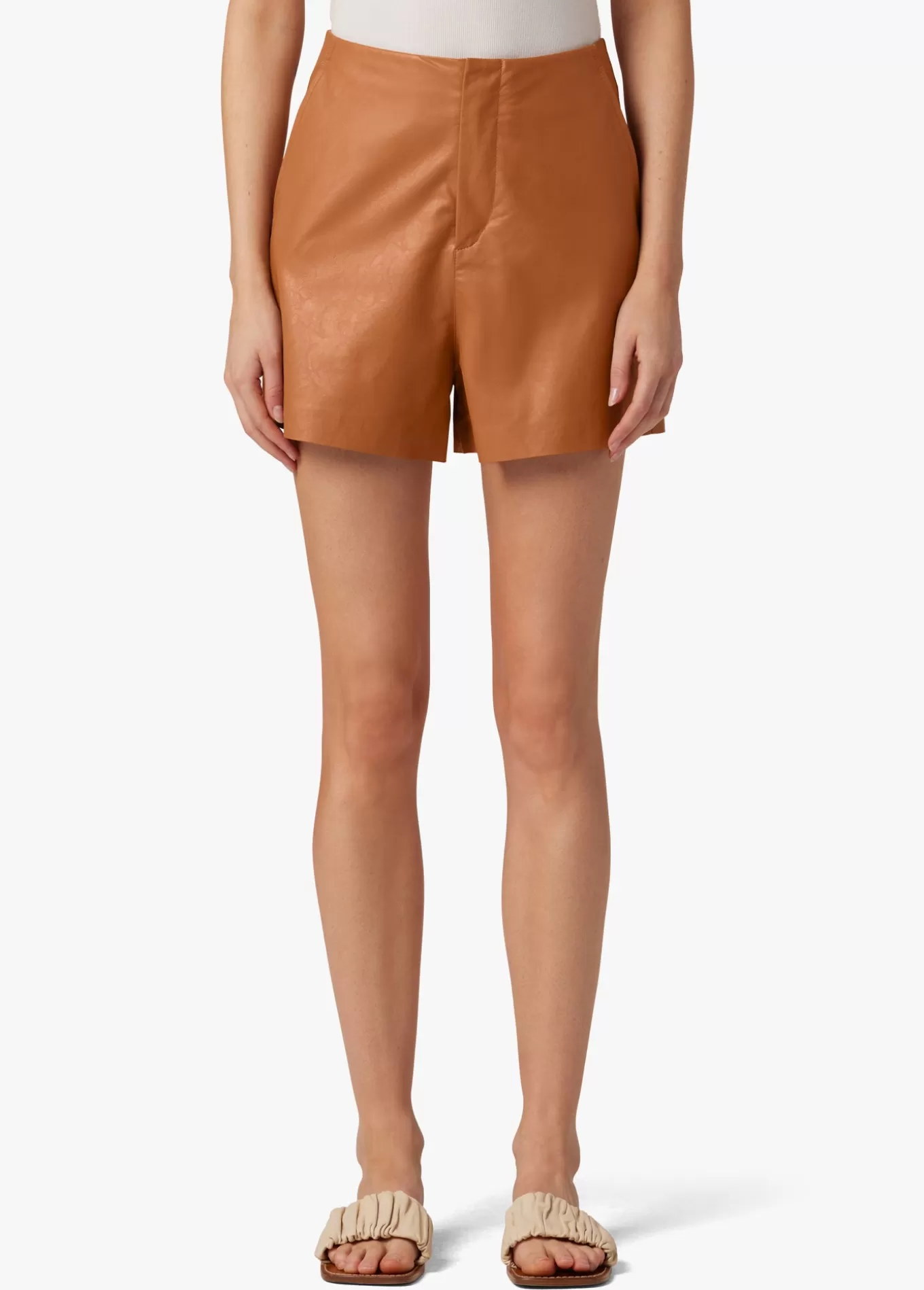Women Joe’s Jeans THE JOHNNIE VEGAN LEATHER SHORT
