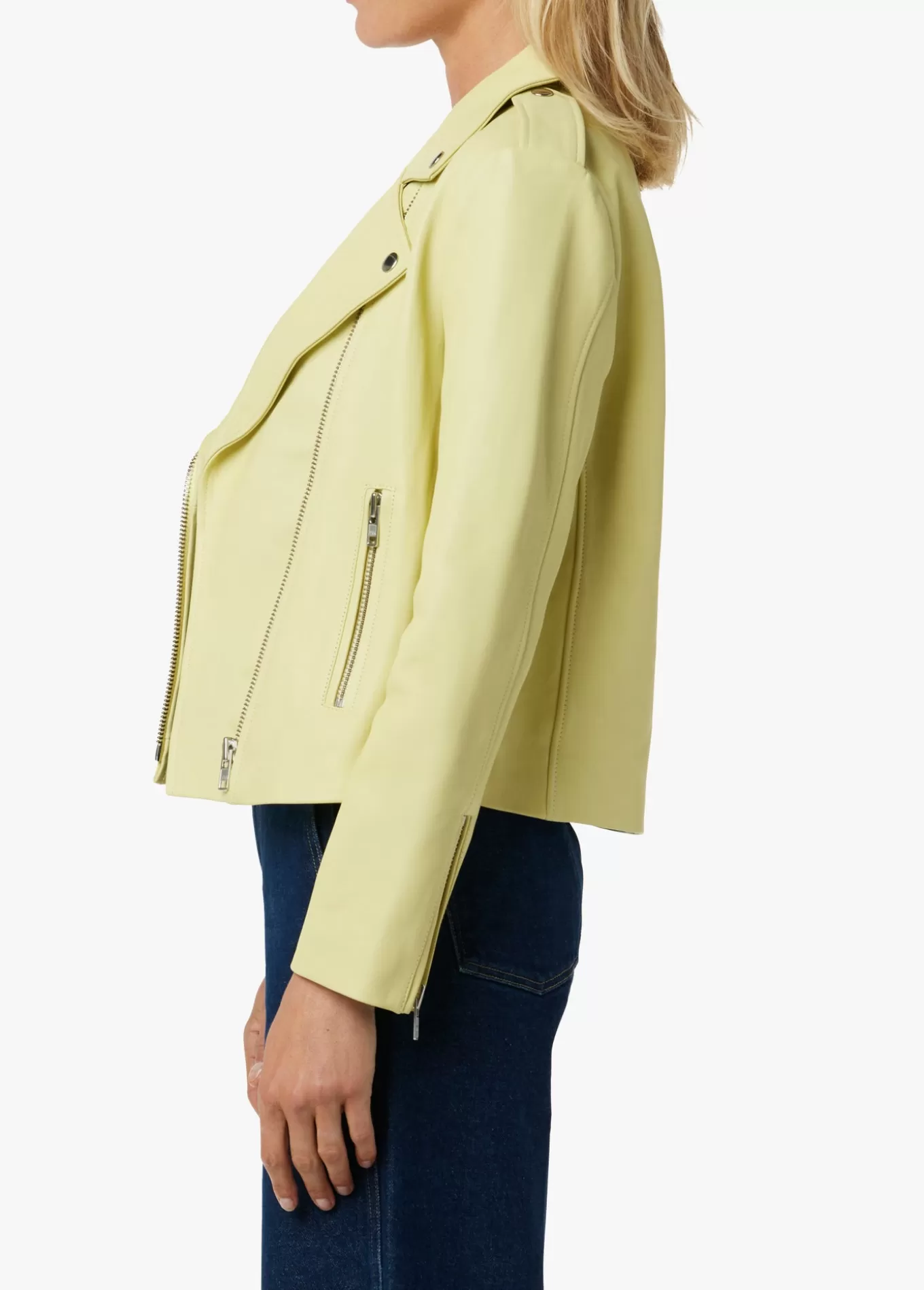 Women Joe’s Jeans THE MIKAYLA LEATHER JACKET