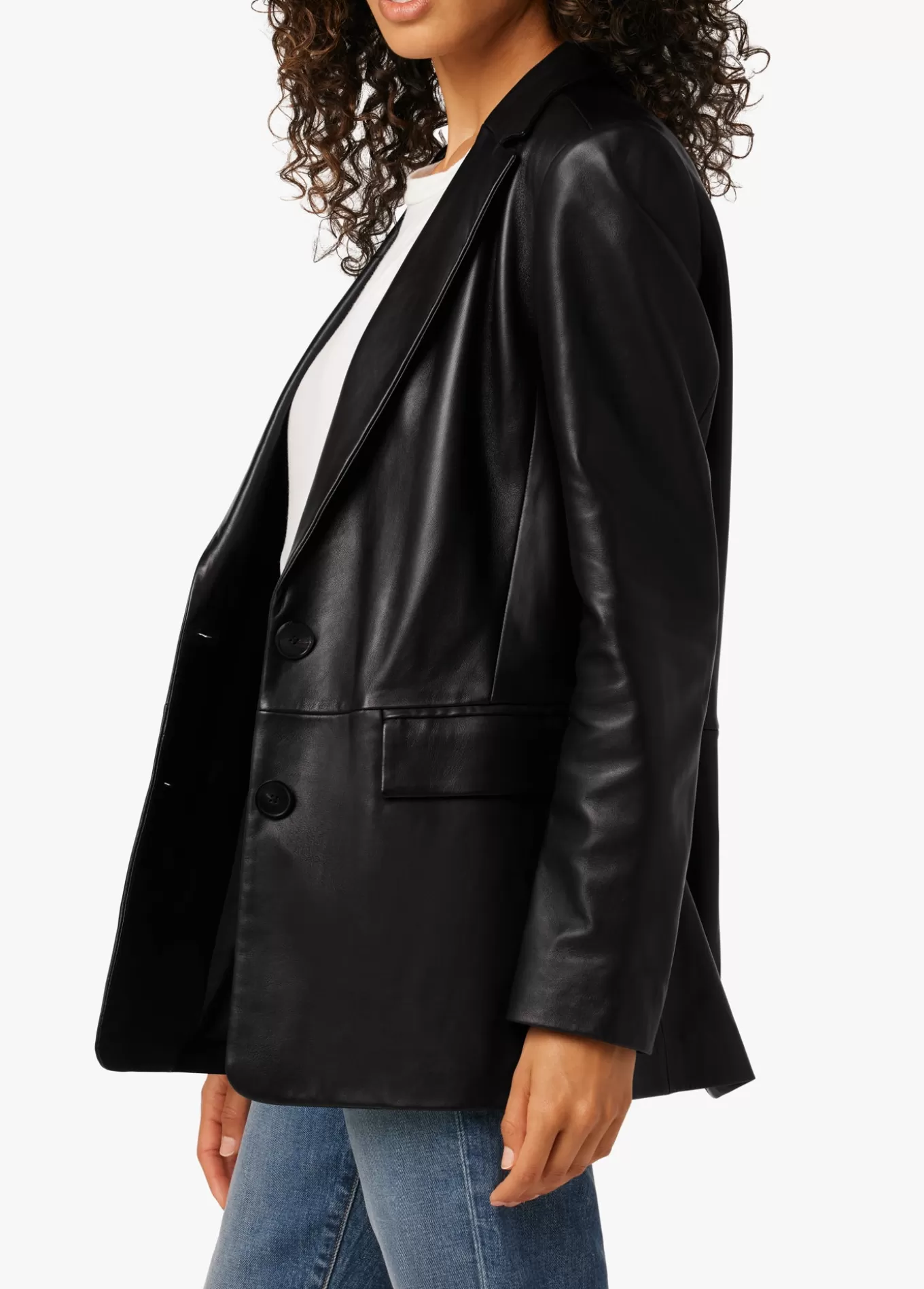 Women Joe’s Jeans THE NINA BOYFRIEND LEATHER BLAZER