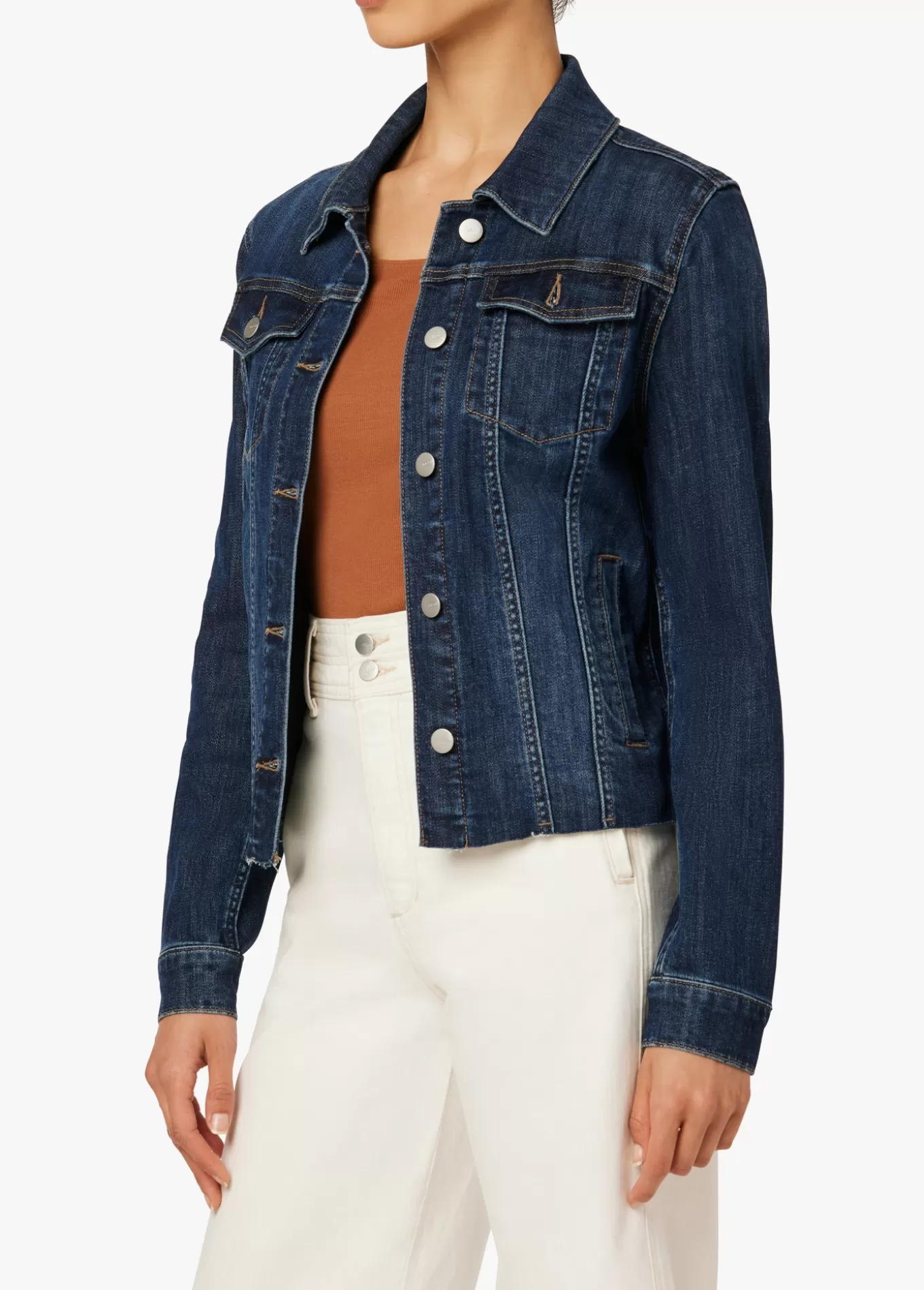 Women Joe’s Jeans THE RELAXED JACKET WITH RAW HEM